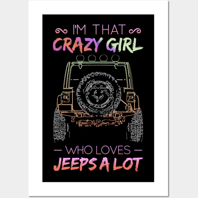 Jeep Girls Funny Wall Art by RichyTor